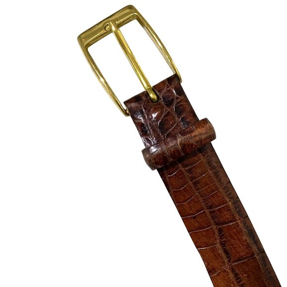 Martin Dingman Italian Leather Belt Lot of 2 Size 36 Business Career Office Wear - Picture 3 of 15